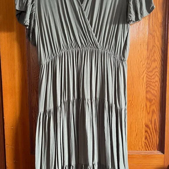 Petal and Pup Barker Dress in Olive, XL - Picture 2 of 3